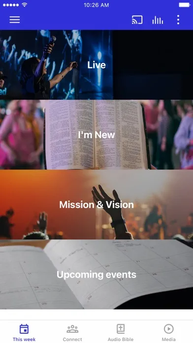 Capturas de tela do Cornerstone Mennonite Church
