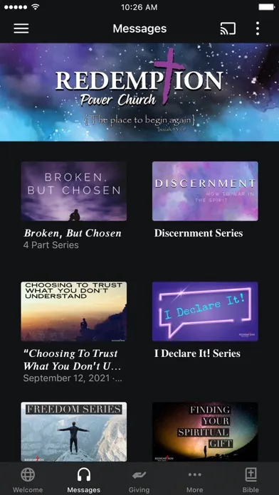 تصاویر Redemption Power Church App