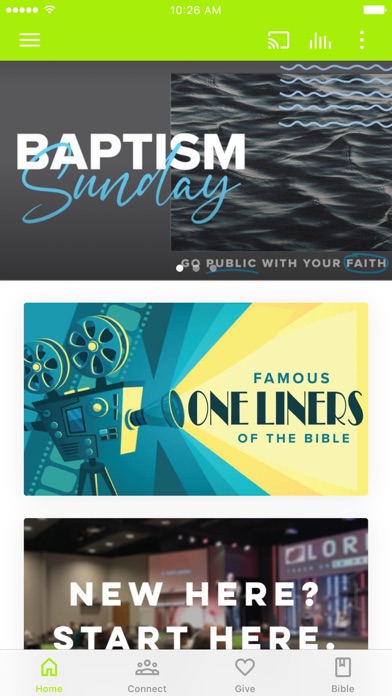 MCity Church App Screenshots