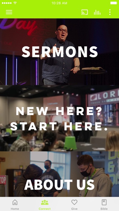 MCity Church App Screenshots