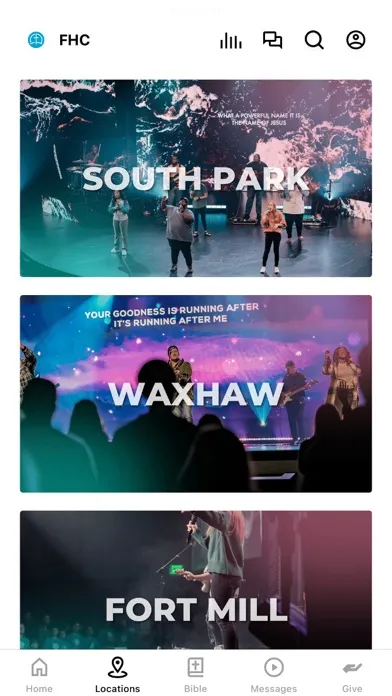 ภาพหน้าจอของ FHC - Forest Hill Church