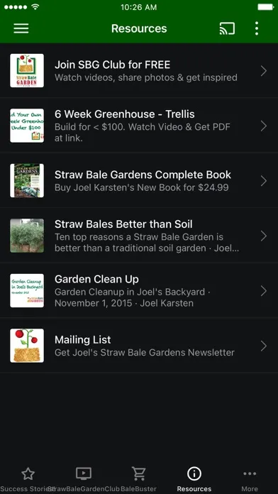 Capturas de pantalla de Straw Bale Gardens