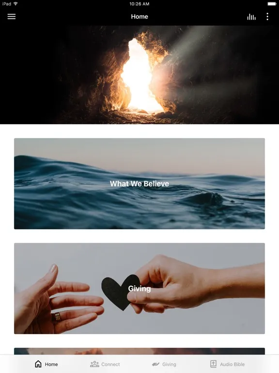 Capturas de pantalla de The Current Outreach Church iPad 