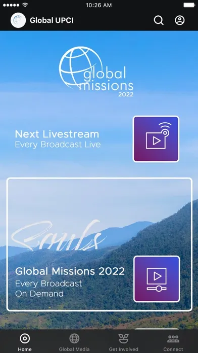 Capturas de tela do Global Missions UPCI