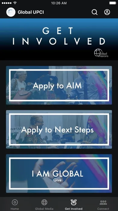 Capturas de tela do Global Missions UPCI
