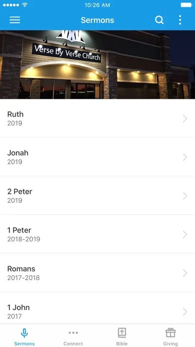 Capturas de pantalla de Verse by Verse Church (VXV)