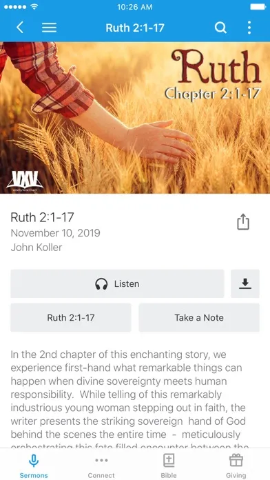 Capturas de pantalla de Verse by Verse Church (VXV)