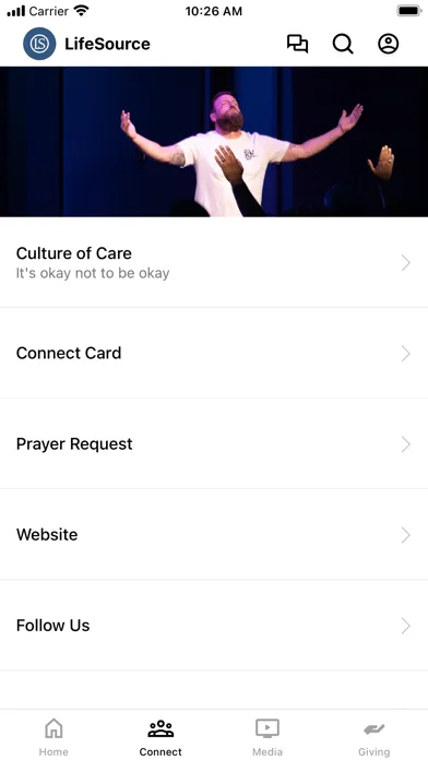 Tangkapan skrin LifeSource CC Lindale