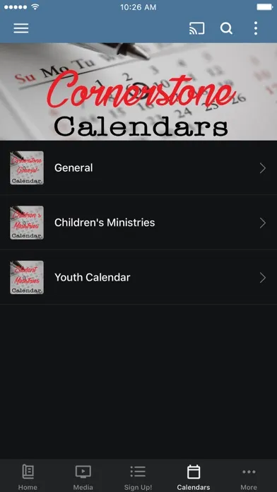 Cornerstone Connect Screenshots