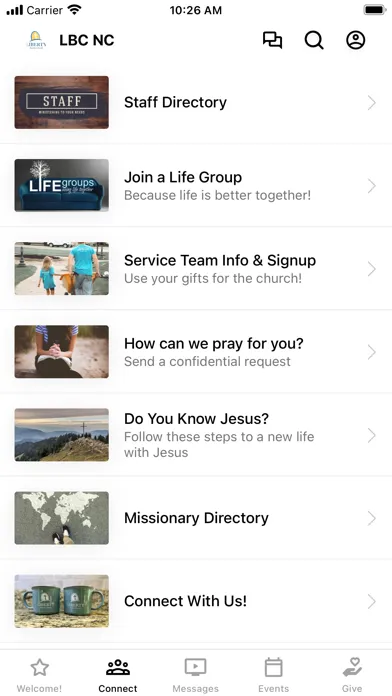 Liberty Baptist Church NC スクリーンショット