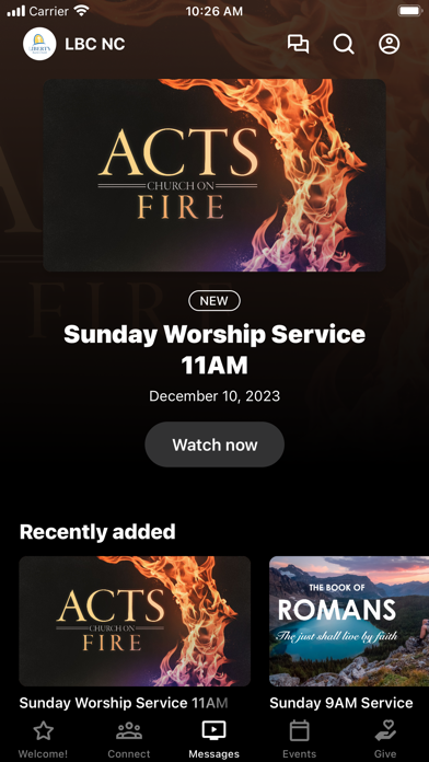 Liberty Baptist Church NC 스크린샷