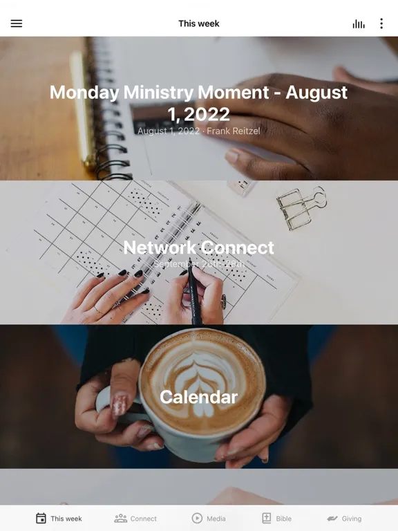 New Jersey Ministry Network iPad  Ekran Görüntüleri