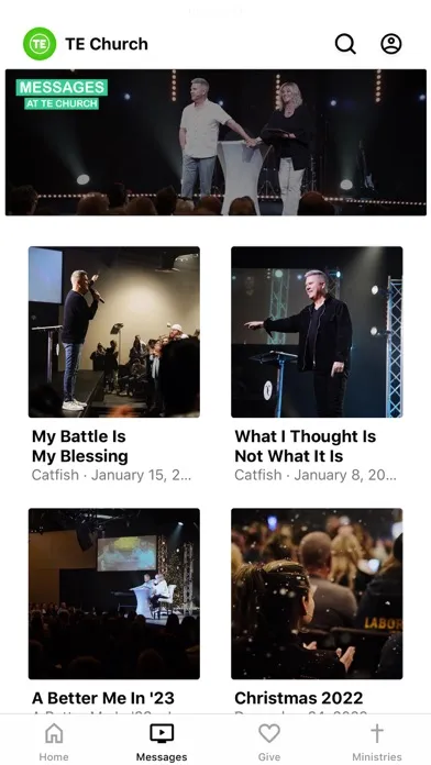 Capturas de pantalla de The Experience Church App