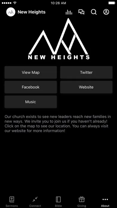 Tangkapan skrin New Heights Church