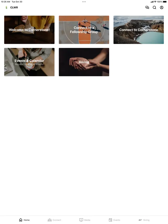 Cornerstone of Lakewood Ranch iPad  스크린샷