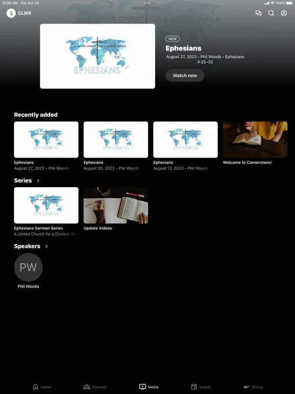Cornerstone of Lakewood Ranch iPad  스크린샷