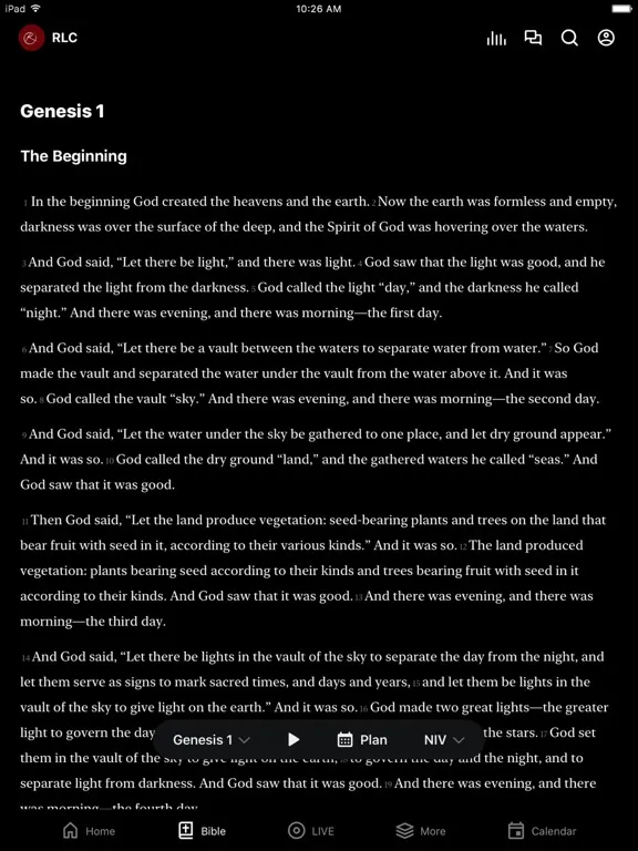 Screenshot di Redemption Life Center iPad 