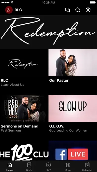 Screenshot di Redemption Life Center