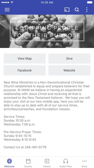 New Wine Ministries سکرین شاٹس