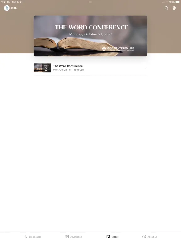God Centered Life Ministries iPad  Screenshots