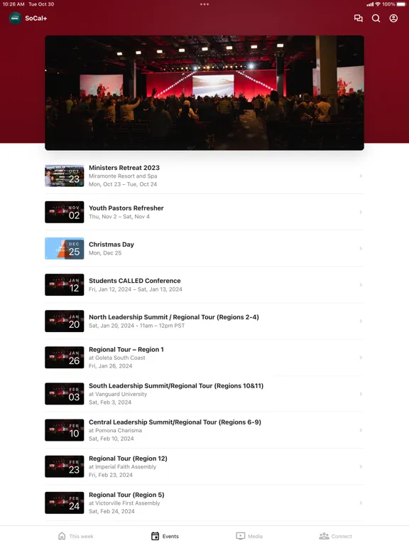SoCal Assemblies of God+ iPad  Screenshots