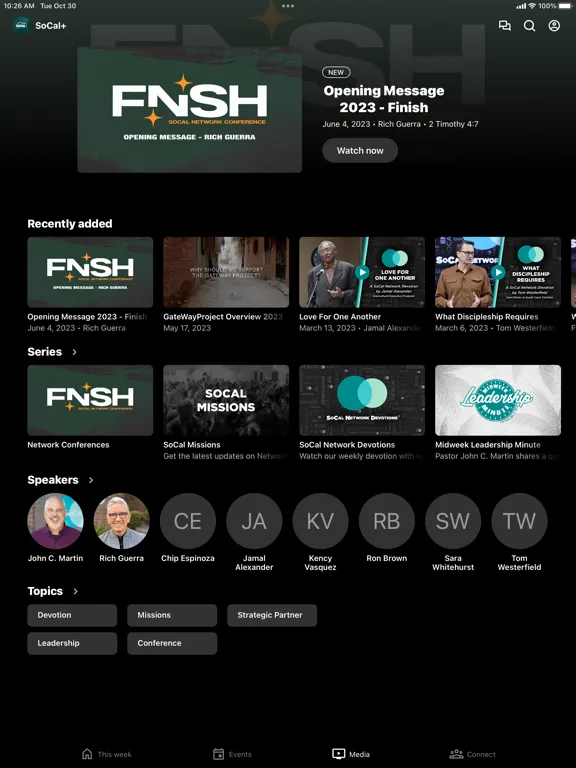 SoCal Assemblies of God+ iPad  Screenshots