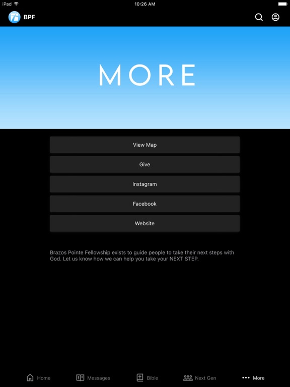 Brazos Pointe Fellowship iPad  স্ক্রিনশট