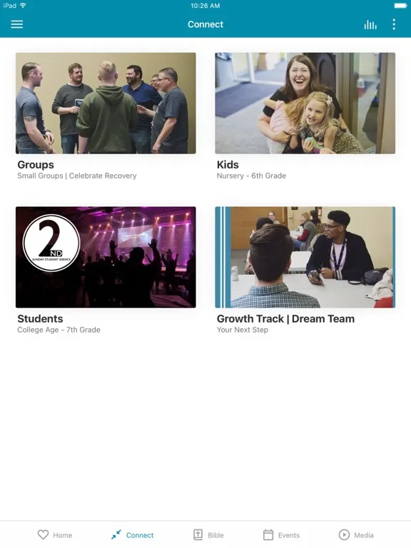 Capturas de pantalla de Rock Brook Church App iPad 