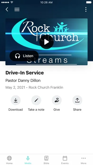 Capturas de tela do Rock Church Franklin