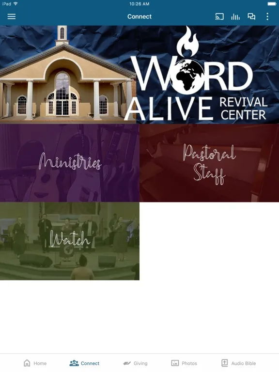Tangkapan skrin Word Alive Connect iPad 