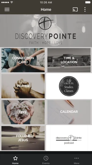 Captures d'écran de Discovery Pointe Church