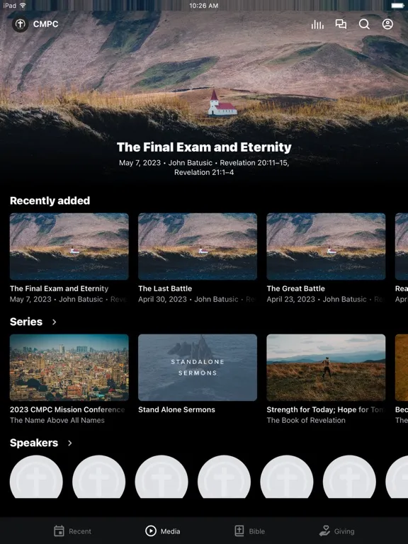 Chestnut Mountain Presbyterian iPad  스크린샷