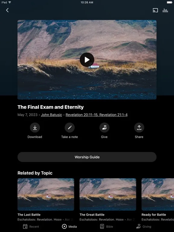 Chestnut Mountain Presbyterian iPad  스크린샷
