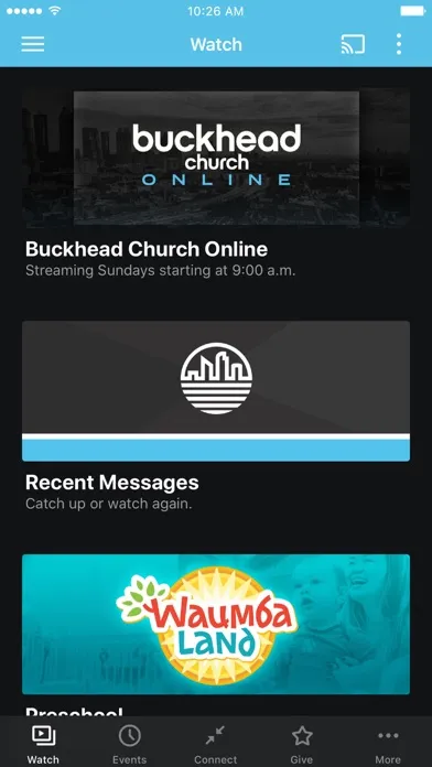 Tangkapan skrin Buckhead Church