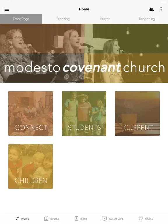 Modesto Covenant Church iPad  स्क्रीनशॉट