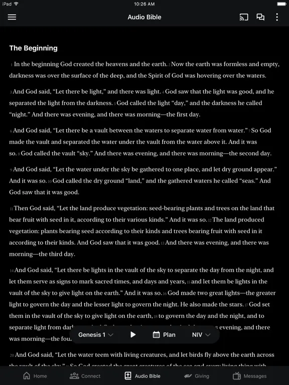 Zrzuty ekranu His Place Fellowship iPad 