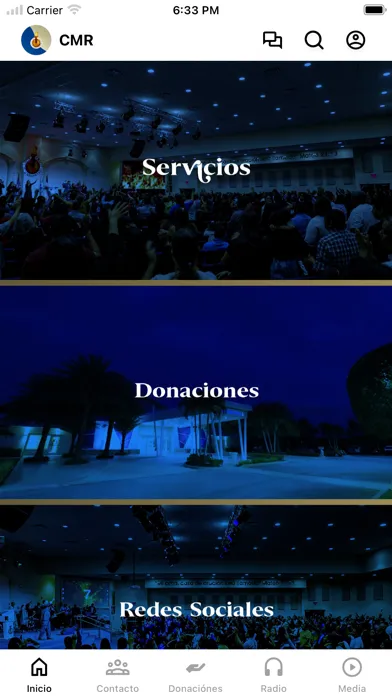 Ảnh chụp màn hình của Concilio Cristo Mi Redentor