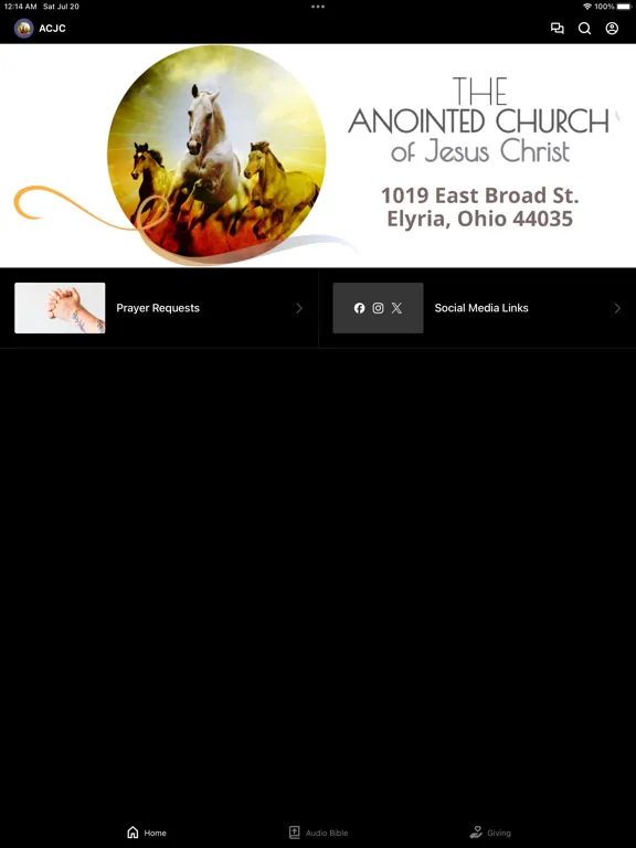Anointed Church Jesus Christ iPad  স্ক্রিনশট