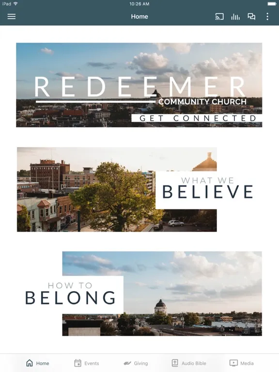 Zrzuty ekranu Redeemer Bloomington - IN iPad 