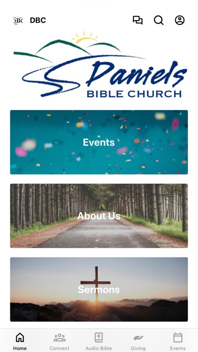 Ảnh chụp màn hình của Daniels Bible Church