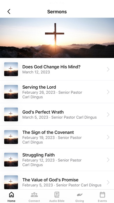 Ảnh chụp màn hình của Daniels Bible Church