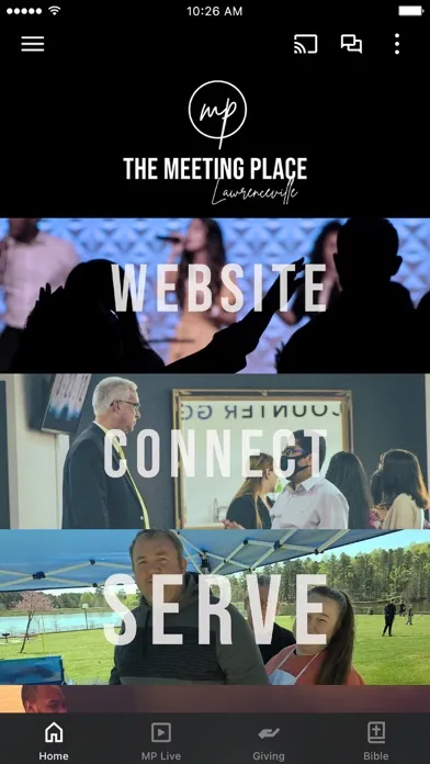 Capturas de tela do The Meeting Place