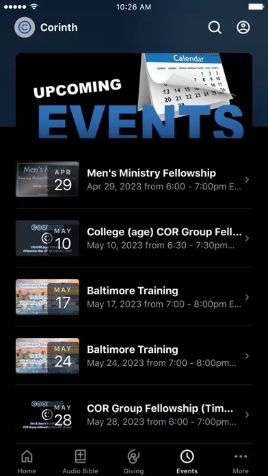 Corinth Church 스크린샷