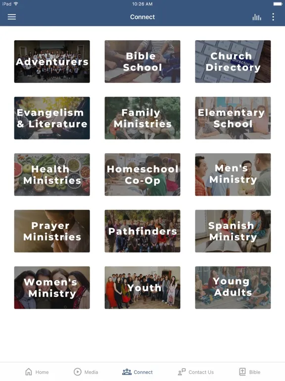 Mentone Seventh-day Adventist iPad 應用截圖