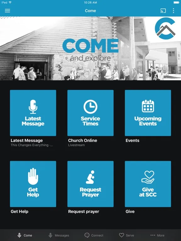 Steamboat Christian Center iPad  Screenshots