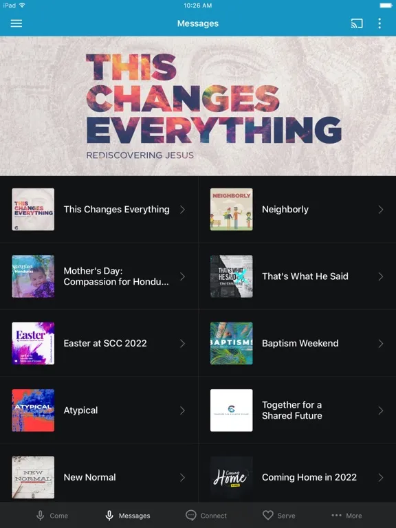Steamboat Christian Center iPad  Screenshots