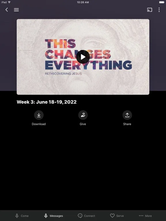 Steamboat Christian Center iPad  Screenshots