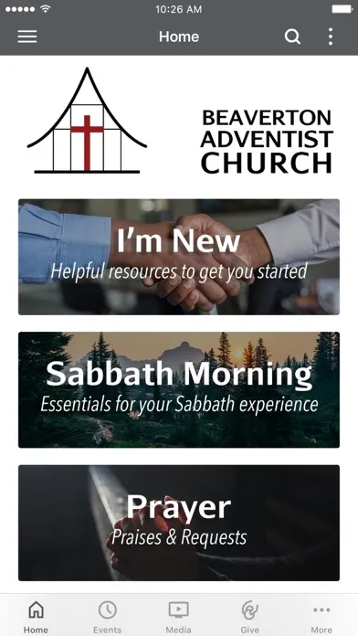 Tangkapan skrin Beaverton Adventist Church