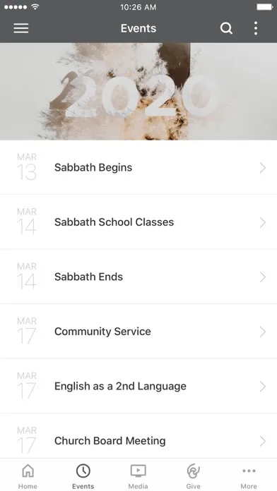 Tangkapan skrin Beaverton Adventist Church