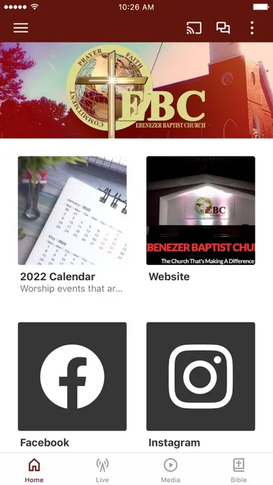 Скриншоты Ebenezer Baptist Exmore VA
